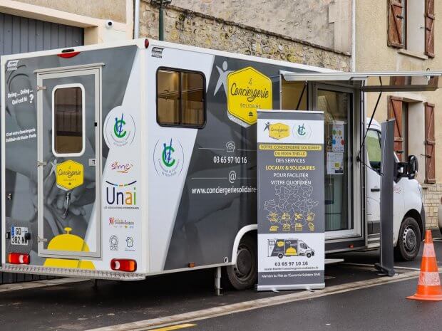 conciergerie solidaire camion bureau mobile