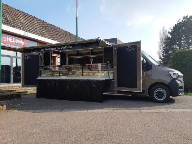 Camion fromages les fromages dantoine Hedimag
