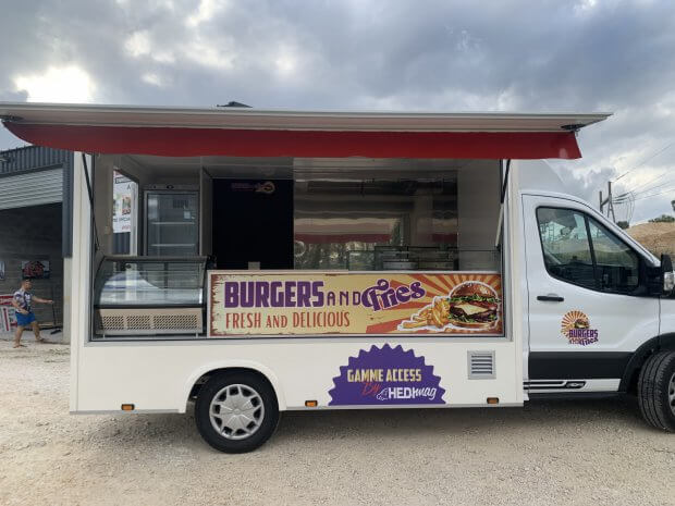 Camion friterie snack version access