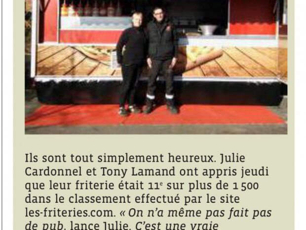 Remorque friterie La Friterie Morbecquoise