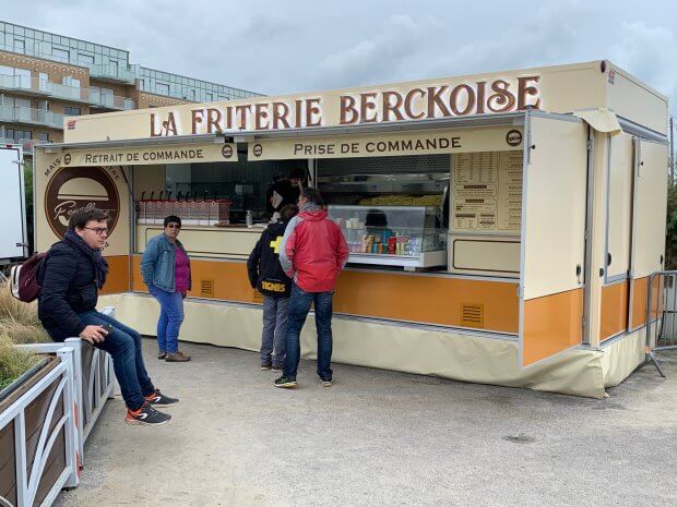 Remorque friterie pour La Friterie Berckoise