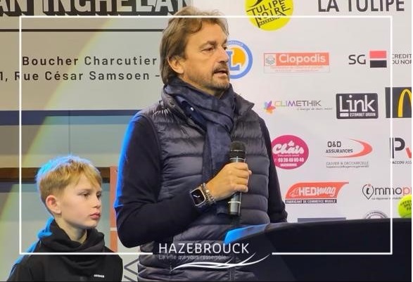 Une rencontre sportive entre Henri Leconte et Hedimag