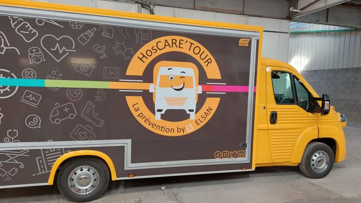 Camion Elsan Care camion santé prévention de santé Hedimag 2