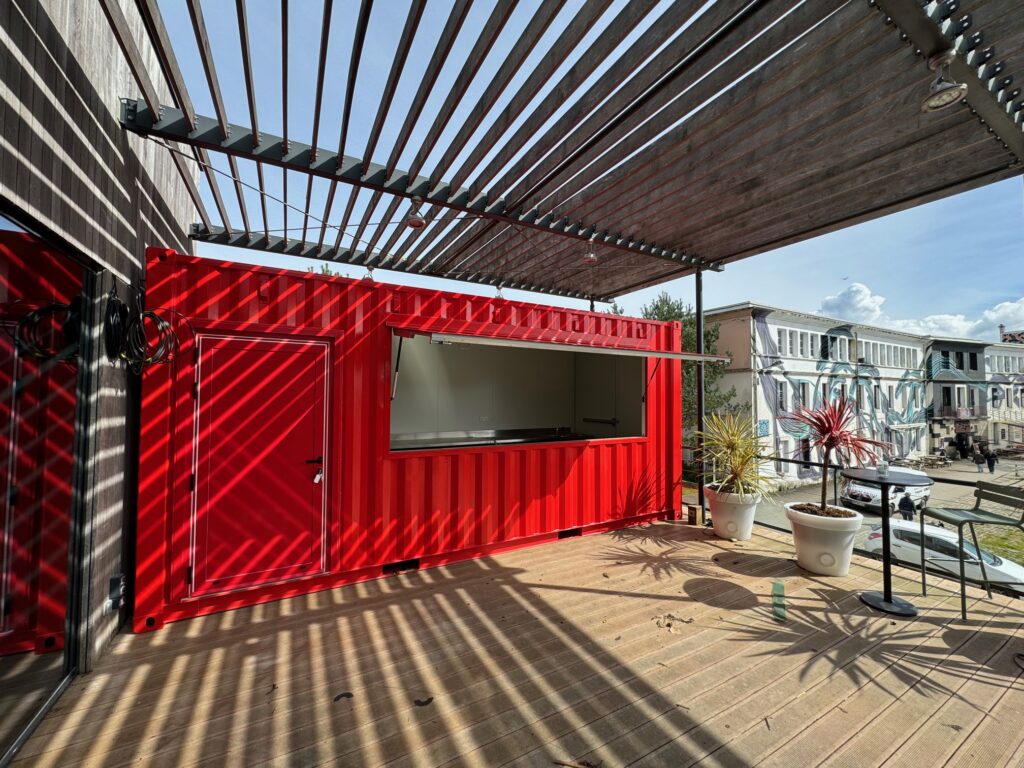 container restaurant la capitainerie hedimag